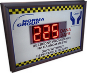 DIGITAL LED ACCIDENT DISPLAYS