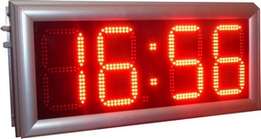 DIGITALNI LED SAT EBS225 DVOSTRANI CRVENI Industrijski digitalni led sat 11