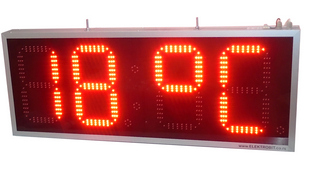 DIGITALNI LED SAT EBS280 GPS/ALARM Industrijski digitalni led sat 3