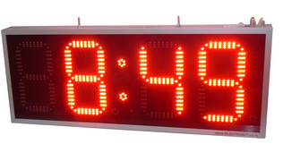 DIGITALNI LED SAT EBS280 GPS/ALARM Industrijski digitalni led sat 1